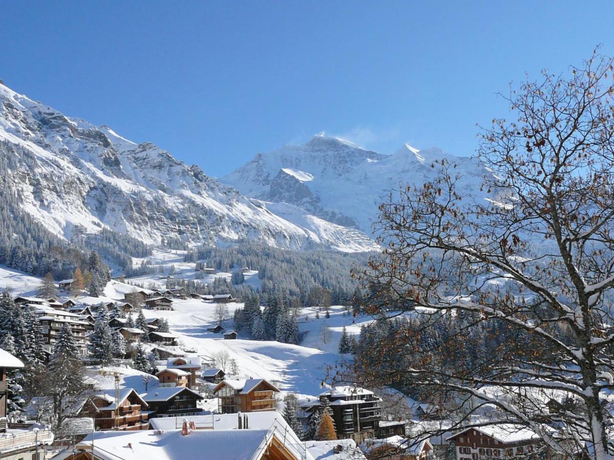 Apartment Rose Studio Y By Interhome Wengen Exteriör bild