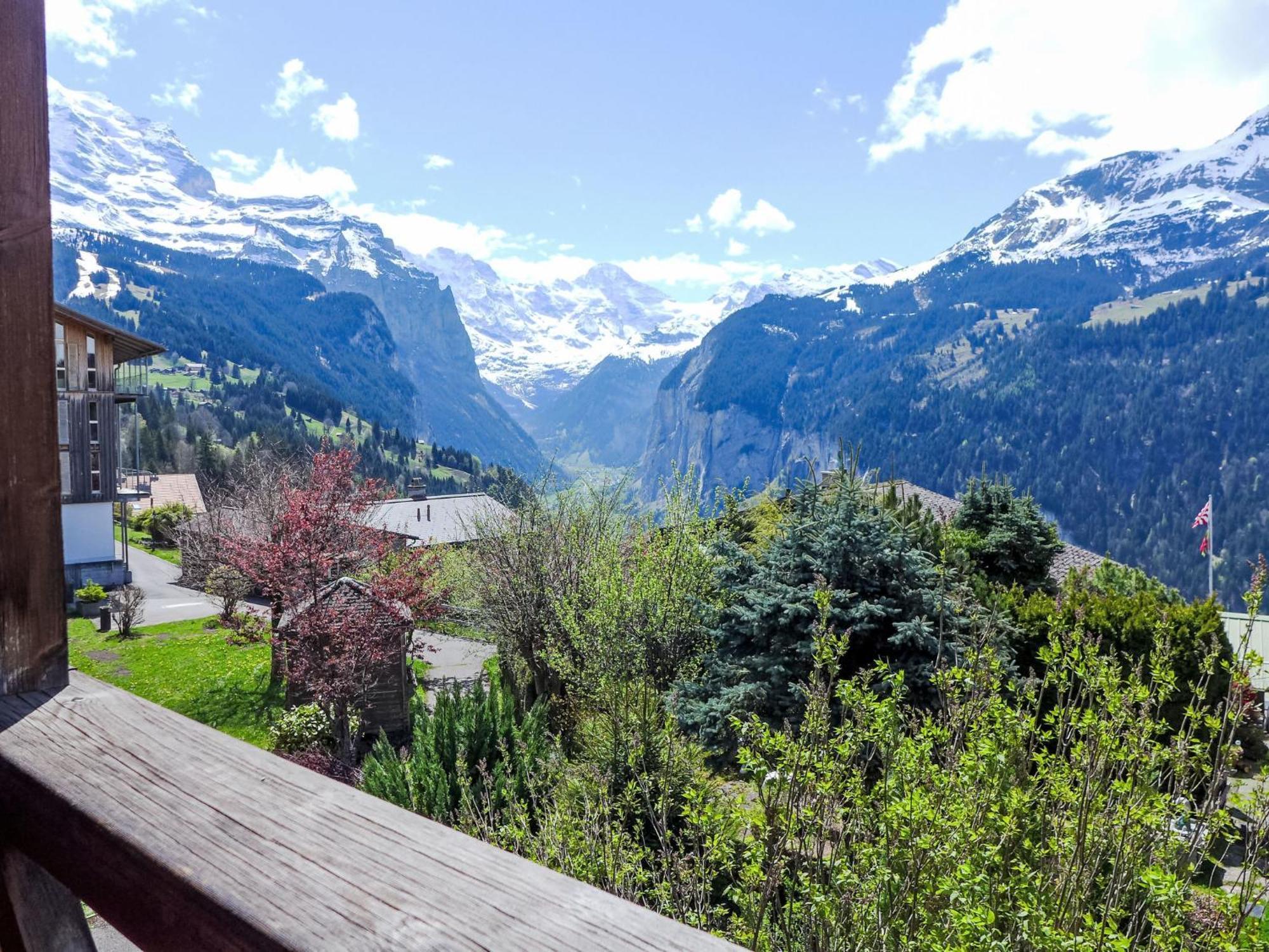 Apartment Rose Studio Y By Interhome Wengen Exteriör bild
