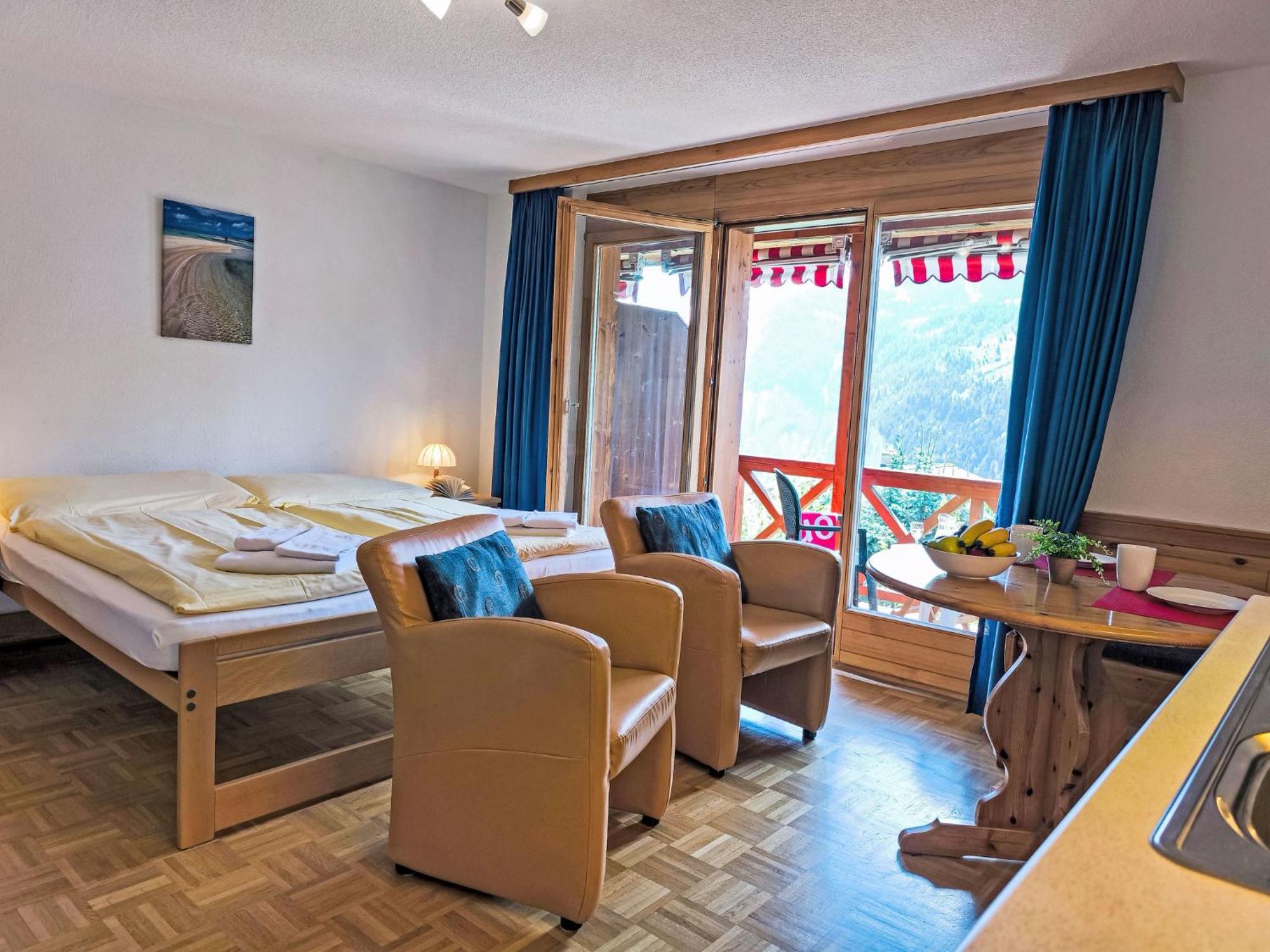 Apartment Rose Studio Y By Interhome Wengen Exteriör bild
