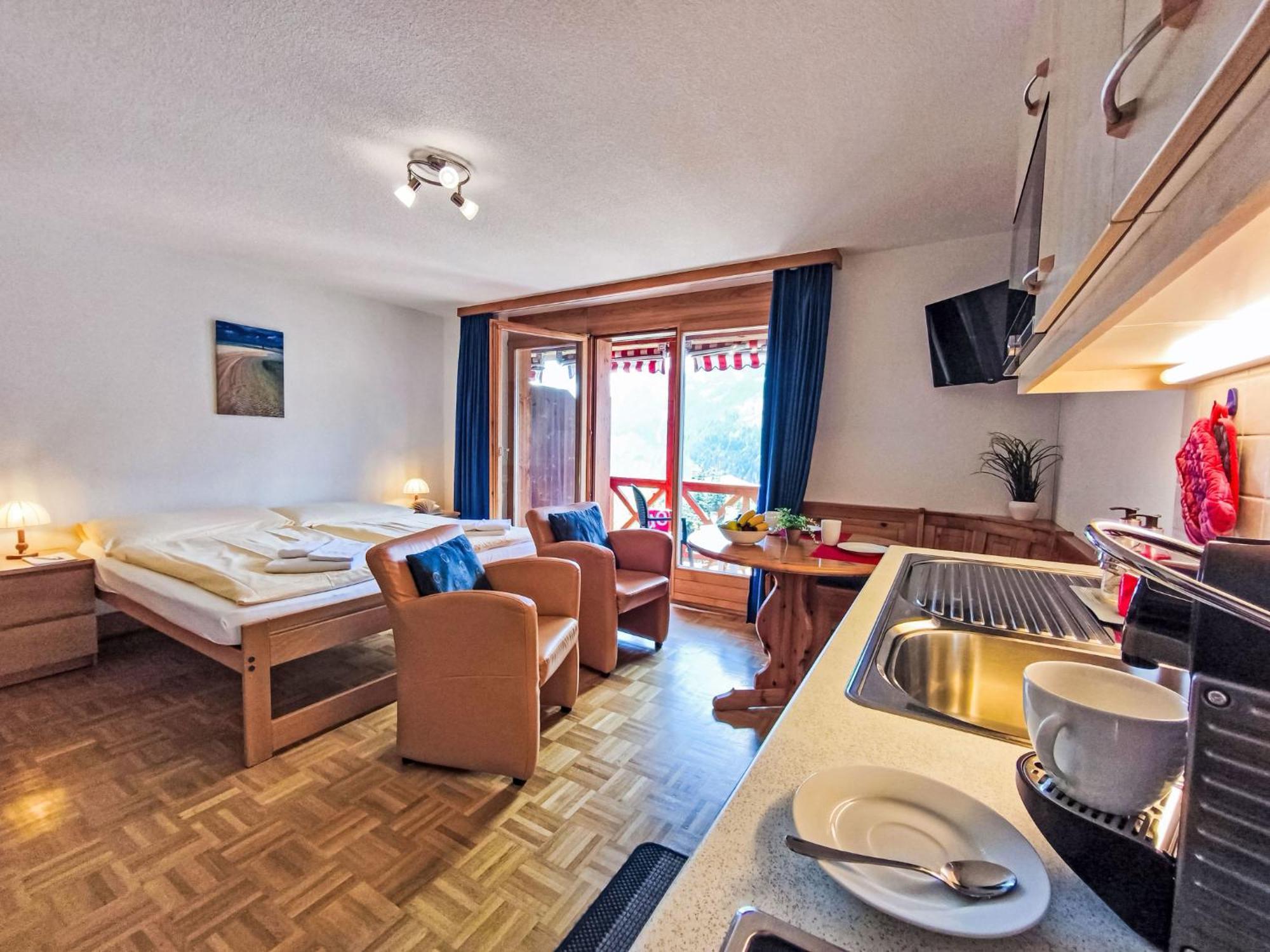 Apartment Rose Studio Y By Interhome Wengen Exteriör bild